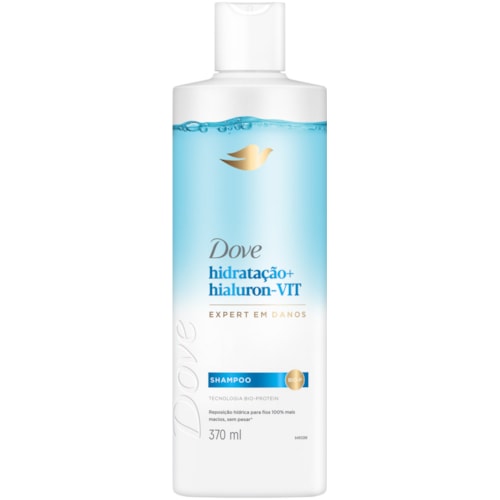 Shampoo Dove Hidratação+ Hialuron VIT 370ml
