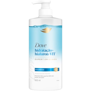 Shampoo Dove Hidratação+ Hialuron VIT 600ml
