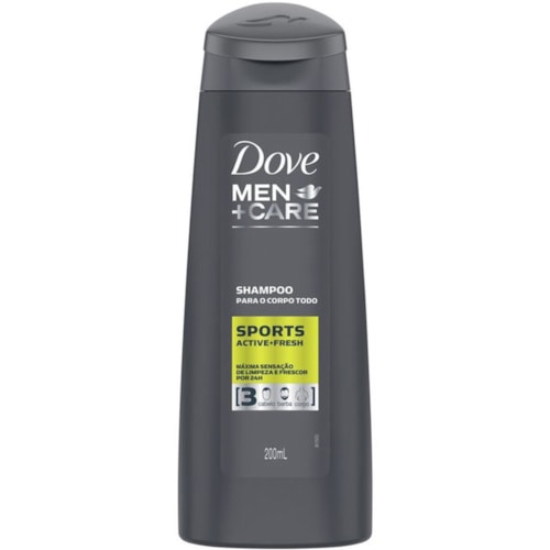 Shampoo Dove Men+Care Sport 3em1 200ml