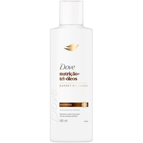 Shampoo Dove Nutrição+ Tri Óleos 190ml