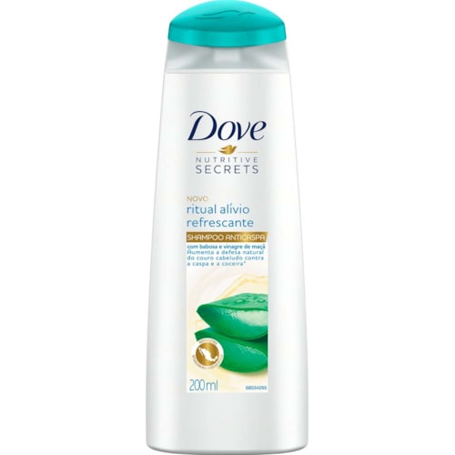 Shampoo Dove Ritual Alívio Refrescante Anticaspa 200ml