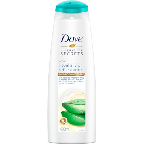 Shampoo Dove Ritual Alívio Refrescante Anticaspa 400ml