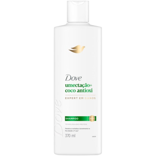 Shampoo Dove Umectação+ Coco Antioxi 370ml