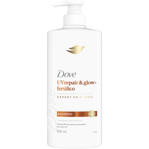 Shampoo Dove UV Repair & Grow Ferúlico Pump 600ml