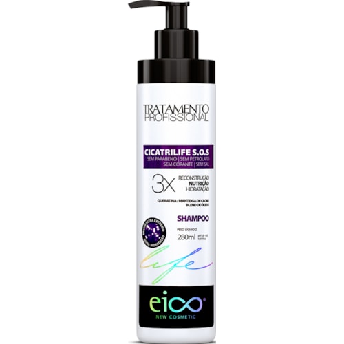 Shampoo Eico Life Cicatrilife S.O.S 280ml