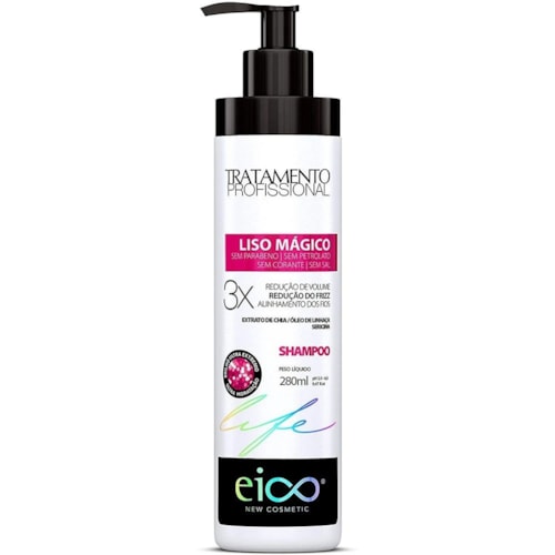 Shampoo Eico Life Liso Mágico 280ml