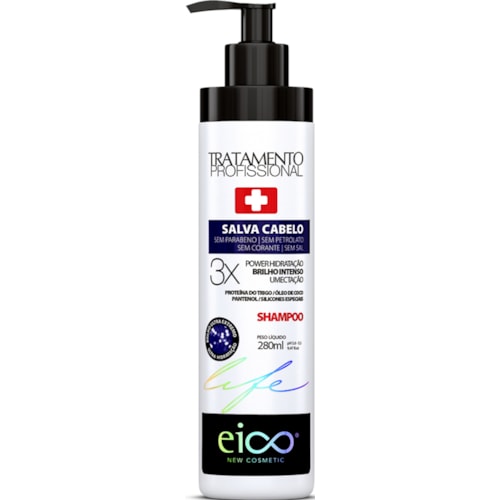 Shampoo Eico Life Salva Cabelo 280ml