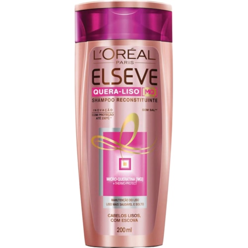 Shampoo Elseve Quera Liso 230C 200ml