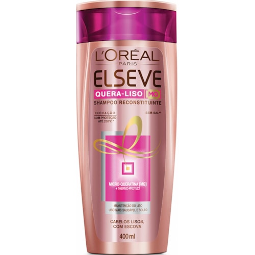 Shampoo Elseve Quera Liso 230C 400ml - Destro