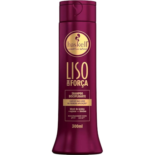 Shampoo Haskell Liso Com Força 300ml