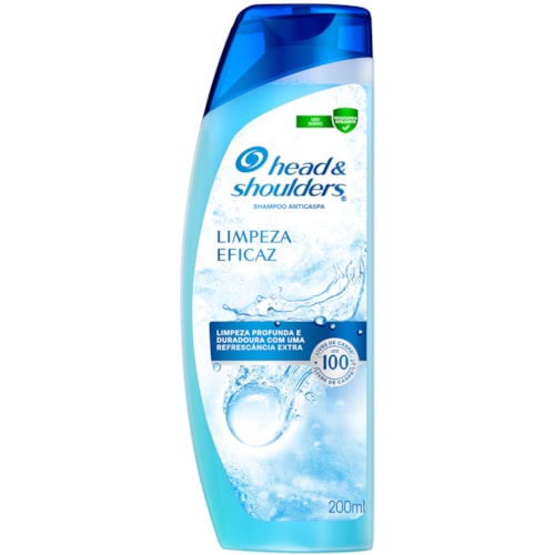 Shampoo Head&Shoulders Limpeza Eficaz 200ml