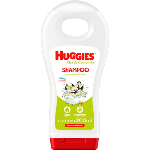 Shampoo Infantil Turma da Mônica Huggies Camomila 200ml