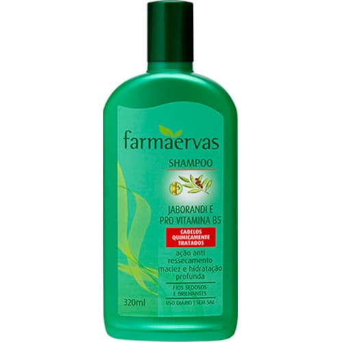 Shampoo Jaborandi e Pró Vitaminas B5 Farmaervas 320ml
