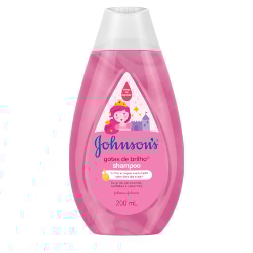 Shampoo Johnson's Baby Gotas de Brilho 200ml