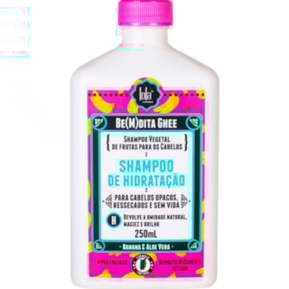 Shampoo Lola Be(m)dita Ghee Hidratação Banana 250ml