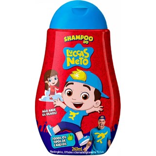 Shampoo Luccas Neto Todos Tipos De Cabelos 260ml