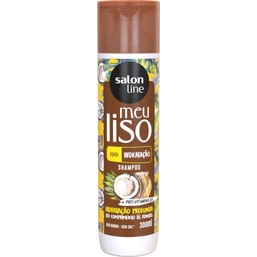 Shampoo Meu Liso Salon Line Coco Hidratação 300ml