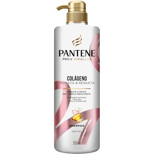 Shampoo Pantene Colágeno Sem Sal 510ml