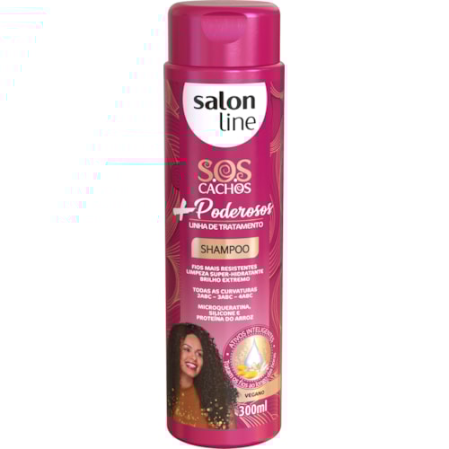 Shampoo S.O.S Cachos + Poderosos Salon Line 300ml