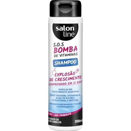 Shampoo Salon Line S.O.S. Bomba Original Vitaminas 300ml