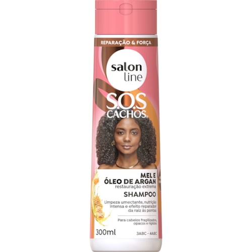 Shampoo Salon Line S.O.S Cachos Mel Cachos Intensos 300ml