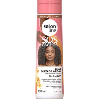 Shampoo Salon Line S.O.S Cachos Mel Cachos Intensos 300ml