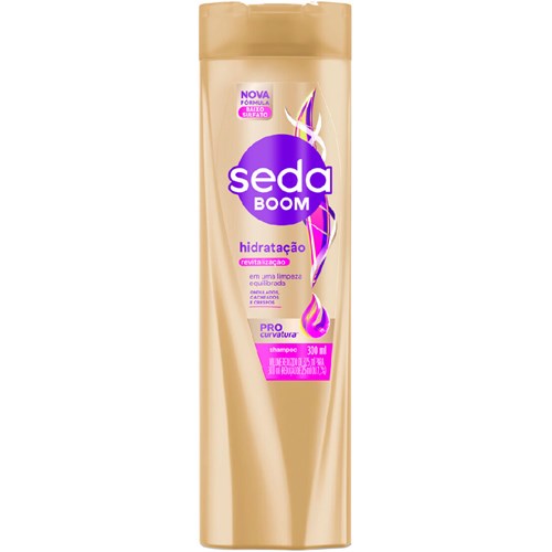 Shampoo Seda Boom Hidratação Ultradesembaraço Frasco 300ml - Destro