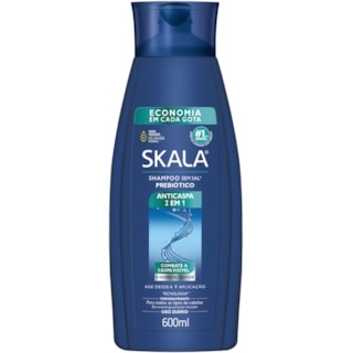 Shampoo Skala Anticaspa 2 em 1 600ml