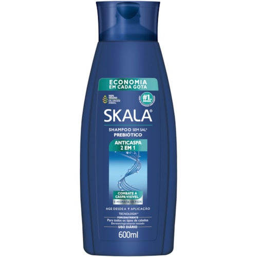 Shampoo Skala Anticaspa 2 em 1 600ml