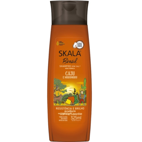 Shampoo Skala Brasil Reconstrução do Cerrado Caju e Murumuru 325ml