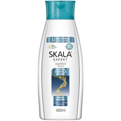 Shampoo Skala Cristal Hortelã Detox 600ml