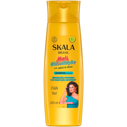 Shampoo Skala Mais Hidratação Com Amido de Milho 325ml