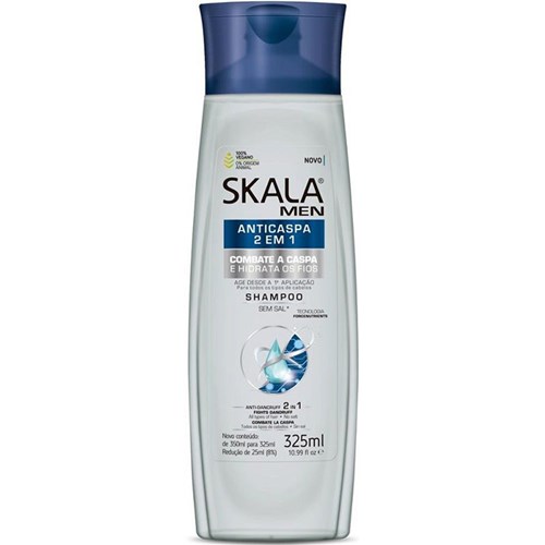 Shampoo Skala Men Anticaspa Prebiótico 325ml