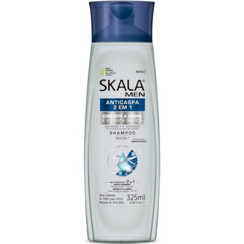 Shampoo Skala Men Anticaspa Prebiótico 325ml