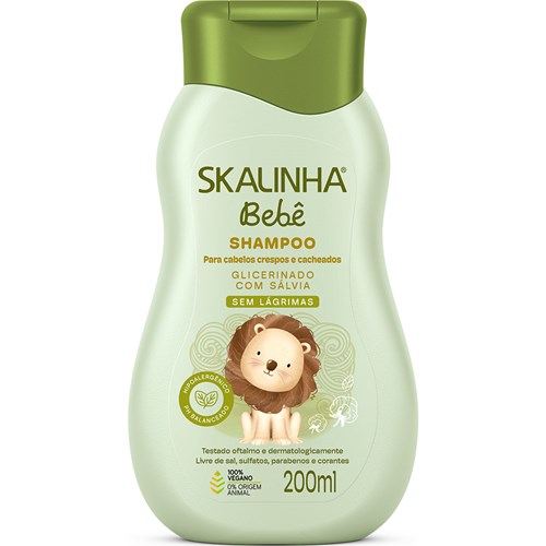 Shampoo Skalinha Bebê Com Salvia 200ml