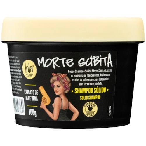 Shampoo Sólido Lola Morte Súbita 100g