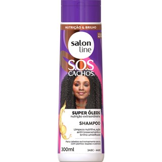 Shampoo Super Óleos Nutritivos Salon Line S.O.S Cachos 300ml