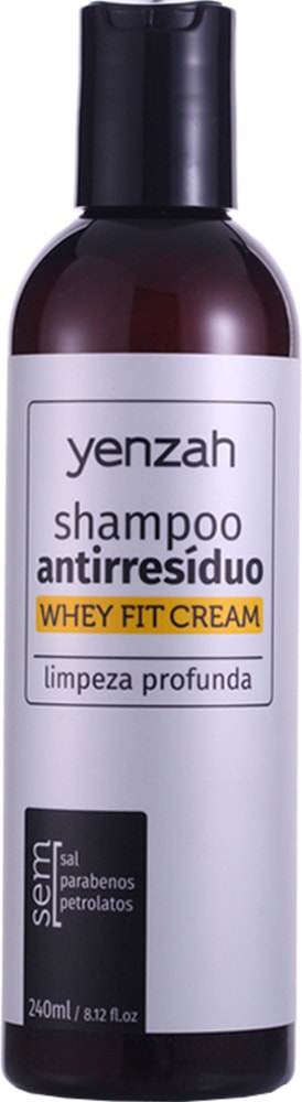 Shampoo Yenzah Whey Fit Cream Antiresíduos 240ml - Destro