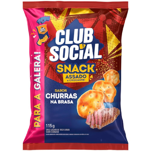 Snack Club Social Churras na Brasa 115g