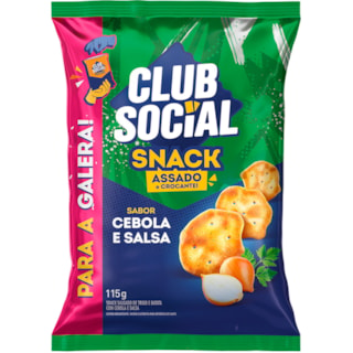 Snack Club Social Sabor Salsa e Cebola 115g