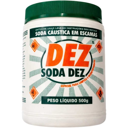 Soda Cásutica Dez 500g
