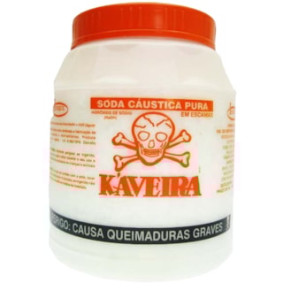 Soda Kaveira Cáustica Escamas 1kg