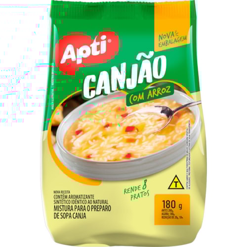Sopão Apti Canjão Com Arroz 180g