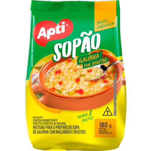 Sopão Apti Galinha Com Vegetais 180g