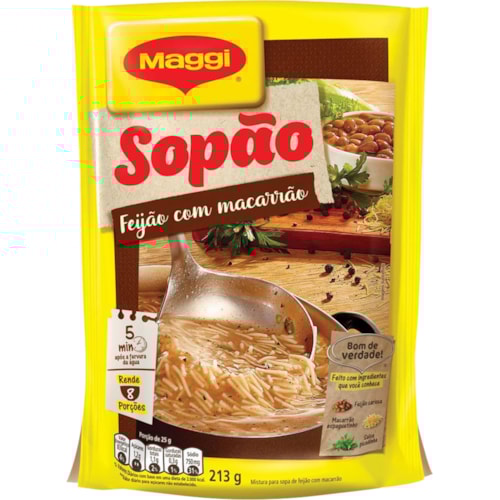 Sopão Feijão com Macarrão Maggi 213g