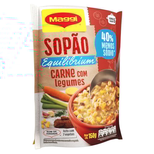 Sopão Maggi Carne Menos Sódio 150g