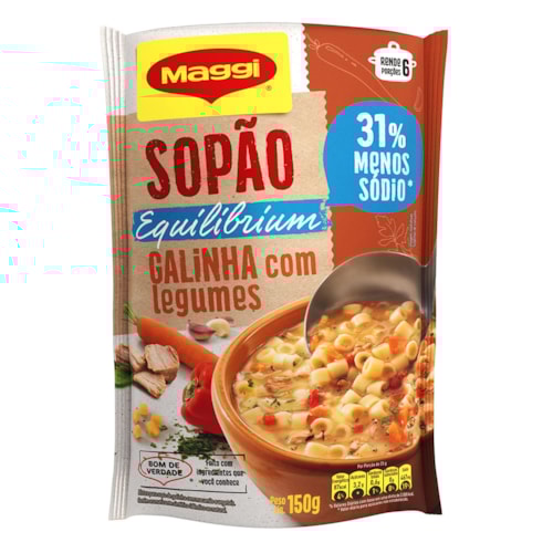 Sopão Maggi Galinha Menos Sódio 150g