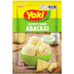 Sorvete em Pó Sabor Abacaxi Yoki 150g