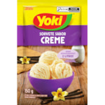 Sorvete em Pó Sabor Creme Yoki 150g