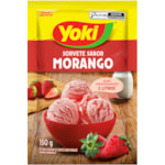 Sorvete em Pó Sabor Morango Yoki 150g